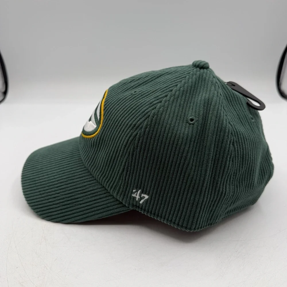 '47 Brand Clean Up Green Bay Packers Hat Cap Strapback Corduroy Adjustable NFL‎